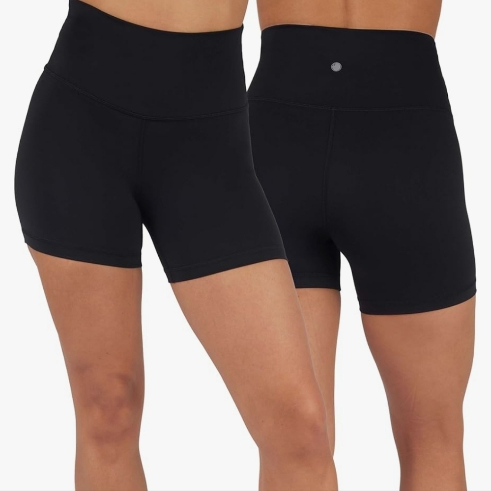 Yogalicious Lux High Waist Squat Proof Biker Short Size Small NWT